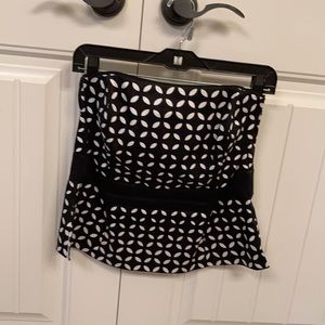 White House Black Market strapless top size 10